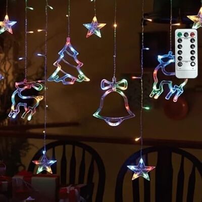 VoltShine Lågspänning 12 x RGBY 3 m + 3 m x 0,6 m x 0,6 m LED-ljusslingor som kan anslutas till juldekoration och festliga evenemang. VoltShine Lågspänning 12 x RGBY 3 m + 3 m x 0,6 m x 0,6 m LED-ljusslingor som kan anslutas till juldekoration och festliga evenemang.