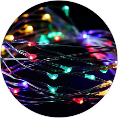 WatioWave 5 m Mini LED GUIRNALD C/VANDO RGB 3xAA WatioWave 5 m Mini LED GUIRNALD C/VANDO RGB 3xAA