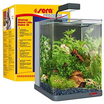 Sera Biotop Nano LED Cube 16 Akvarium - Akvarium Sera Biotop Nano LED Cube 16 Akvarium - Akvarium