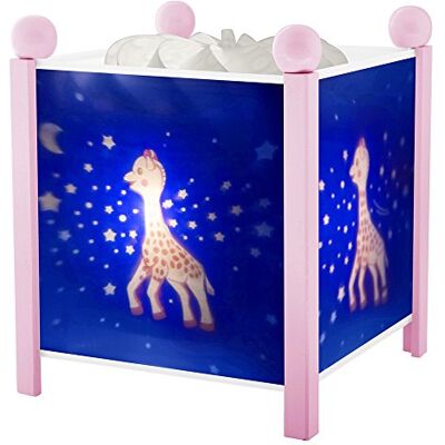Trousselier Byxor – Sophie giraff – nattlampa – magisk lykta – idealisk födelsemånad – färg trä rosa – animerade bilder – lugnande ljus – 12 V 10 W glödlampa ingår – EU-kontakt Trousselier Byxor – Sophie giraff – nattlampa – magisk lykta – idealisk födelsemånad – färg trä rosa – animerade bilder – lugnande ljus – 12 V 10 W glödlampa ingår – EU-kontakt