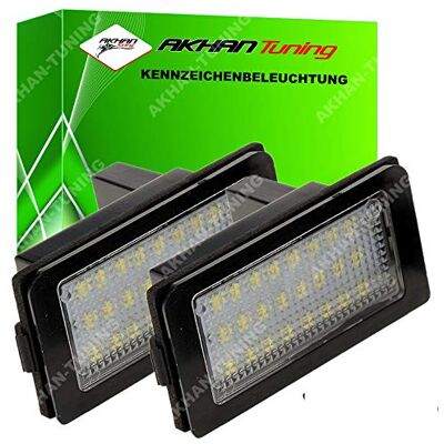 Akhan-tuning - KB06 - E38 - LED ljusmodul nummerplåt Akhan-tuning - KB06 - E38 - LED ljusmodul nummerplåt