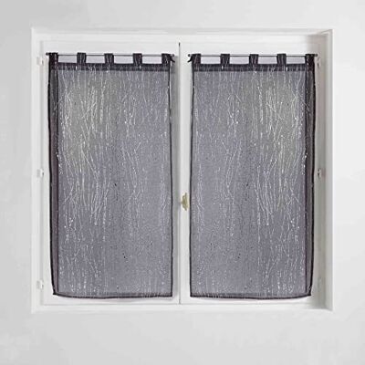 Douceur d'Intérieur interiör mjukhet par raka öglor 2 x 90 x 120 cm Slöja sand vägglampa Filiane antracit Douceur d'Intérieur interiör mjukhet par raka öglor 2 x 90 x 120 cm Slöja sand vägglampa Filiane antracit