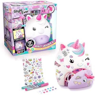 Canal Toys Style for Ever-Lampa Unicorn dekoration och låda Secret OFG 301, vit Canal Toys Style for Ever-Lampa Unicorn dekoration och låda Secret OFG 301, vit