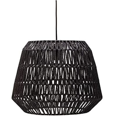 Pauleen 48200 Timber Pearl pendellampa max. 20 watt svart pappersnät, metall E27 Pauleen 48200 Timber Pearl pendellampa max. 20 watt svart pappersnät, metall E27