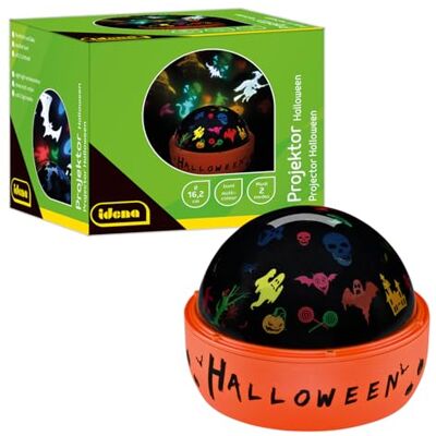 Idena Halloween LED-projektor 50148 färgglad Halloween LED-lampe, stjärnhimmel med 2 lägen, batteridrivet inomhus Idena Halloween LED-projektor 50148 färgglad Halloween LED-lampe, stjärnhimmel med 2 lägen, batteridrivet inomhus