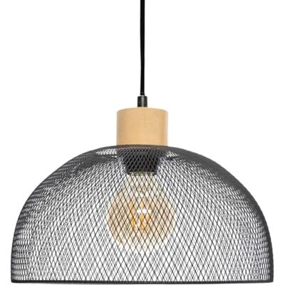ATMOSPHERA CREATEUR D'INTERIEUR Atmosphera Sam svart pendellampa metall D30 cm ATMOSPHERA CREATEUR D'INTERIEUR Atmosphera Sam svart pendellampa metall D30 cm