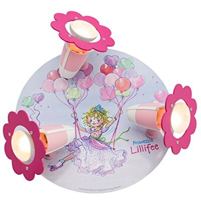 Elobra Princess Lillifee ballong sväng vägg och taklampa, rosa trä 130926 Elobra Princess Lillifee ballong sväng vägg och taklampa, rosa trä 130926