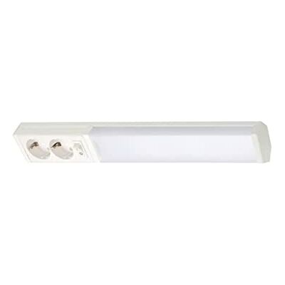 AIRAM Handy 450 IP21 5W 830/840 DSO WH LED bänkbelysning med 2-vägs uttag 40.000 tim. vit AIRAM Handy 450 IP21 5W 830/840 DSO WH LED bänkbelysning med 2-vägs uttag 40.000 tim. vit
