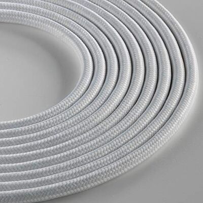 KLARTEXT LUMIÈRE rund textilkabel för belysning, 3 x 0,75 mm, matt vit, 5 mt. Varning: jordkabel ingår! Maximal säkerhet mot chock! KLARTEXT LUMIÈRE rund textilkabel för belysning, 3 x 0,75 mm, matt vit, 5 mt. Varning: jordkabel ingår! Maximal säkerhet mot chock!