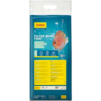 sera Filter Wool Fin 1 kg – filtervadd fin 1 000 g sera Filter Wool Fin 1 kg – filtervadd fin 1 000 g