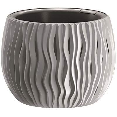 Prosperplast Bowl Plastic Sandy med grå stenbehållare, 13,6 (hög) x 18 (bred) x 18 (djup) cm Prosperplast Bowl Plastic Sandy med grå stenbehållare, 13,6 (hög) x 18 (bred) x 18 (djup) cm