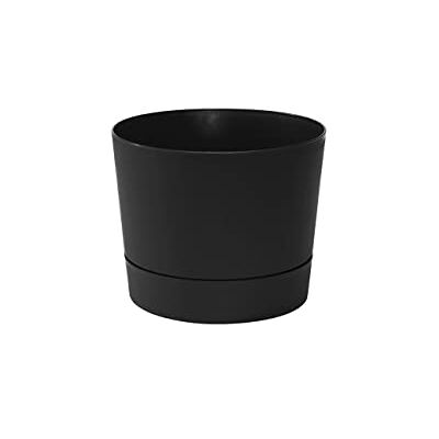 Root & Vessel Majestic Rund kruka med låg profil, mid-century modern-look, 16,5 cm, mattsvart Root & Vessel Majestic Rund kruka med låg profil, mid-century modern-look, 16,5 cm, mattsvart