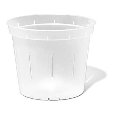 rePotme 6" slitsad växtkruka för orkidéer, suckulenter, krukväxter 3-pack kristallklar rePotme 6" slitsad växtkruka för orkidéer, suckulenter, krukväxter 3-pack kristallklar