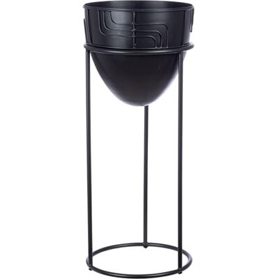 GILDE ytterkruka labyrint av metall – matt svart – höjd 57 cm x Ø 24 cm – dekoration GILDE ytterkruka labyrint av metall – matt svart – höjd 57 cm x Ø 24 cm – dekoration
