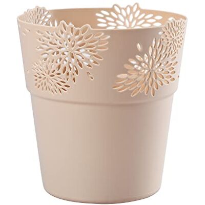 VERDENIA Aster blomkruka lätt blomkruka blomkruka design dekorativ kruka för växter för inomhus av plast genombrutna mönster många färger många storlekar 14,5 cm 20533 rosa ljus VERDENIA Aster blomkruka lätt blomkruka blomkruka design dekorativ kruka för växter för inomhus av plast genombrutna mönster många färger många storlekar 14,5 cm 20533 rosa ljus