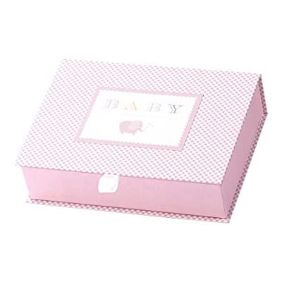 Rössler Papper 14561928000 – Babyflicka, rosa, 215 x 55 x 155 mm, födelse och dop, 1 styck Rössler Papper 14561928000 – Babyflicka, rosa, 215 x 55 x 155 mm, födelse och dop, 1 styck