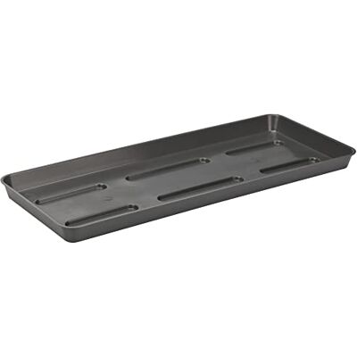 VERDENIA blomkruka underlägg Draco – blomunderlägg för växter och örter blomkruksunderlägg för utomhusbruk – av plast – lätt och stabil – rektangulär – 36 x 14 x 2 cm – grafit VERDENIA blomkruka underlägg Draco – blomunderlägg för växter och örter blomkruksunderlägg för utomhusbruk – av plast – lätt och stabil – rektangulär – 36 x 14 x 2 cm – grafit