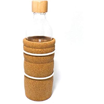 Natures-Design Naturlig design Lagoena drickflaska med blomster i livet, vit 0,5 liter Natures-Design Naturlig design Lagoena drickflaska med blomster i livet, vit 0,5 liter
