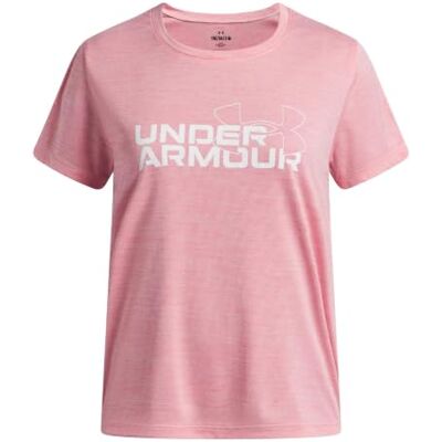 Under Armour UA TECH Twist WDMK Logo SS Bittersweet rosa/vit YMD, Bittersweet rosa//vit, 74 Under Armour UA TECH Twist WDMK Logo SS Bittersweet rosa/vit YMD, Bittersweet rosa//vit, 74