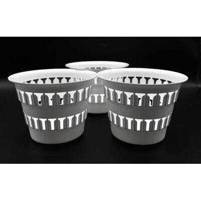 Kimmel ytterkruka dekor 12 cm vit set om 3 Kimmel ytterkruka dekor 12 cm vit set om 3