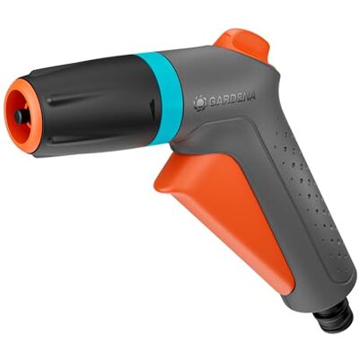 Gardena Classic Strålpistol Munstycken & Sprinklerpistoler: Sprutmunstycke för vattenslang, För rengöring och bevattning, Två spraymönster, Utformad för att hålla (18360-20) Gardena Classic Strålpistol Munstycken & Sprinklerpistoler: Sprutmunstycke för vattenslang, För rengöring och bevattning, Två spraymönster, Utformad för att hålla (18360-20)