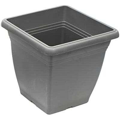 Tildenet Gardenware Fyrkantig trädgård blomkruka 30 cm antracit FPSQ32-A Tildenet Gardenware Fyrkantig trädgård blomkruka 30 cm antracit FPSQ32-A