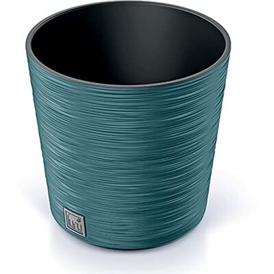 Prosperplast Planteringskruka Färg Skandinavisk blå, med behållare, Furu-samling, 25 x 25 x 24,7 cm, Kapacitet på 7,5 l. Prosperplast Planteringskruka Färg Skandinavisk blå, med behållare, Furu-samling, 25 x 25 x 24,7 cm, Kapacitet på 7,5 l.