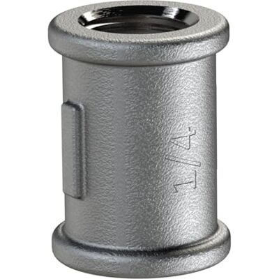 RIEGLER 133722-TFM 270-114-S Muffe 270, Rp 1 1/4 i., Rp 1 1/4 i., Temperguss svart, 1 st. RIEGLER 133722-TFM 270-114-S Muffe 270, Rp 1 1/4 i., Rp 1 1/4 i., Temperguss svart, 1 st.