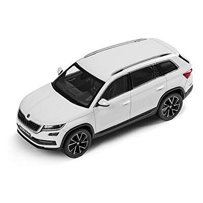 Skoda 565099300S9R Kodiaq modellbil 1:43 mån-vit-metallic tillbehör miniatyr Skoda 565099300S9R Kodiaq modellbil 1:43 mån-vit-metallic tillbehör miniatyr