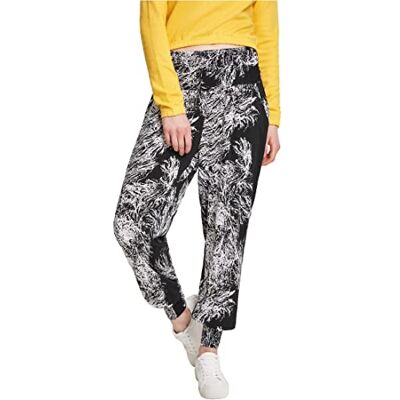 Urban Classics Ladies Sarongbyxor, fashionabla dambyxor med högt snitt, storlekar XS-5XL, finns i tre färger, Flerfärgad (Limb 01061), L Urban Classics Ladies Sarongbyxor, fashionabla dambyxor med högt snitt, storlekar XS-5XL, finns i tre färger, Flerfärgad (Limb 01061), L
