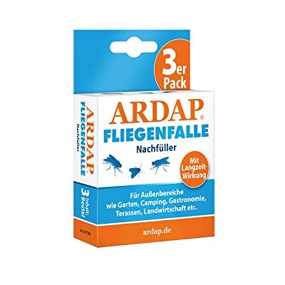 ARDAP Flugfälla utomhus påfyllning – biologisk flugfälla utomhus – naturligt anti-flugande lockmedel med långvarig effekt – flugfälla för trädgård, jordbruk etc. Anti-flygning (PT19) ARDAP Flugfälla utomhus påfyllning – biologisk flugfälla utomhus – naturligt anti-flugande lockmedel med långvarig effekt – flugfälla för trädgård, jordbruk etc. Anti-flygning (PT19)