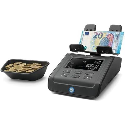 Safescan 6175 räknare för mynt, sedlar, biljetter och tokens Mynträknare med automatisk myntrullsigenkänning Vågen som lagrar räkningsresultat Safescan 6175 räknare för mynt, sedlar, biljetter och tokens Mynträknare med automatisk myntrullsigenkänning Vågen som lagrar räkningsresultat