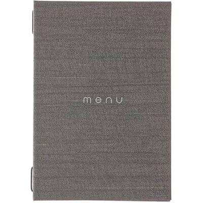 DAG Style , Portamenu Restaurant A5 Linea Italy, Restaurangmeny med menytext Grå, PU, 100% Made in Italy DAG Style , Portamenu Restaurant A5 Linea Italy, Restaurangmeny med menytext Grå, PU, 100% Made in Italy