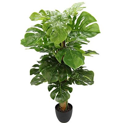 Flair Flower konst splitphilopplanta i kruka Monstera sidenblommor Real Touch grön konstgjorda växter splitphilo växt dekopplantor inomhusväxt 90 cm Flair Flower konst splitphilopplanta i kruka Monstera sidenblommor Real Touch grön konstgjorda växter splitphilo växt dekopplantor inomhusväxt 90 cm