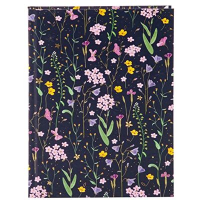goldbuch 64 154 Meadow Miracles Blue anteckningsbok 15 x 22 x 2 cm 200 tomma sidor papper 100 g/m², skissbok, omslag, konsttryck, dagbok, med bokmärken, blå goldbuch 64 154 Meadow Miracles Blue anteckningsbok 15 x 22 x 2 cm 200 tomma sidor papper 100 g/m², skissbok, omslag, konsttryck, dagbok, med bokmärken, blå