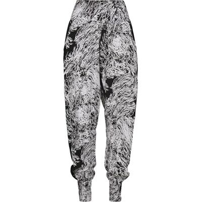 Urban Classics Ladies Sarongbyxor, fashionabla dambyxor med högt snitt, storlekar XS-5XL, finns i tre färger, Flerfärgad (imb 01061), 3XL Urban Classics Ladies Sarongbyxor, fashionabla dambyxor med högt snitt, storlekar XS-5XL, finns i tre färger, Flerfärgad (imb 01061), 3XL