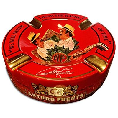 LANSOW Begränsad upplaga stor 22 cm Arturo Fuente porslin cigarraskfat röd LANSOW Begränsad upplaga stor 22 cm Arturo Fuente porslin cigarraskfat röd