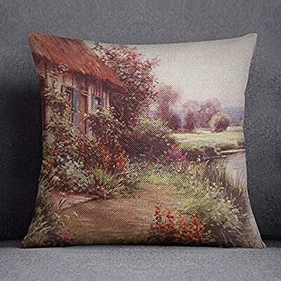 Bonamaison dekorativt kuddöverdrag, flerfärgad, 45 x 45 Bonamaison dekorativt kuddöverdrag, flerfärgad, 45 x 45