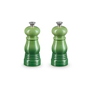 Le Creuset Litet kvarnset, salt och pepparkvarn, ABS-plast, 5 x 12,1 cm, keramisk kvarn, Bamboo, 44900114080000