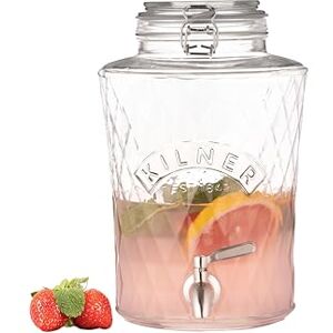 Kilner Diamant Dispenser - 5 L Rostfritt stål kran Kilner Diamant Dispenser - 5 L Rostfritt stål kran