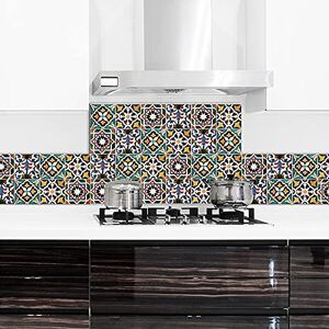 CREARREDA Stänkskydd kök i aluminium tillverkad i Italien spis- och väggskydd tvättbar och lätt att montera metall stänkskydd 48 x 72 CREARREDA Stänkskydd kök i aluminium tillverkad i Italien spis- och väggskydd tvättbar och lätt att montera metall stänkskydd 48 x 72