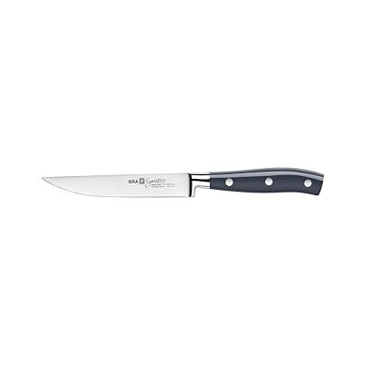 BRA Signature Grönsakskniv 130 mm, tyskt rostfritt stål, smidd med molybden vanadin, ABS-nithandtag, ergonomisk design, blad 1,6 mm tjocklek BRA Signature Grönsakskniv 130 mm, tyskt rostfritt stål, smidd med molybden vanadin, ABS-nithandtag, ergonomisk design, blad 1,6 mm tjocklek
