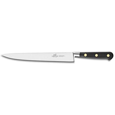 Sabatier Ideal Förskärare, 100% Smidd, 25 Cm, Blad I Rostfritt Stål Och Nitar I Mässing, Idealisk För Att Skiva Kött Och Stekar Tunt Och Precist, Tillverkad I Frankrike Sabatier Ideal Förskärare, 100% Smidd, 25 Cm, Blad I Rostfritt Stål Och Nitar I Mässing, Idealisk För Att Skiva Kött Och Stekar Tunt Och Precist, Tillverkad I Frankrike