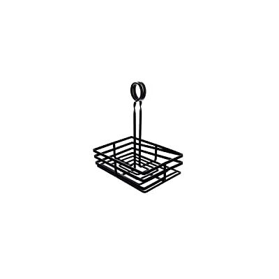 American Metalcraft FWC68 fyrkantig kryddkorg i smidesjärn med displayhandtag, 15,2 x 20,3 cm, svart American Metalcraft FWC68 fyrkantig kryddkorg i smidesjärn med displayhandtag, 15,2 x 20,3 cm, svart