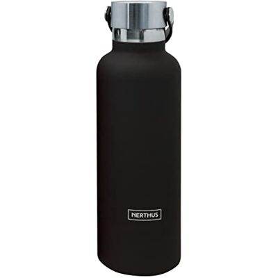 NERTHUS FIH 720 termosflaska i rostfritt stål 750 ml dubbelväggig med handtag för sport berg och arbete NERTHUS FIH 720 termosflaska i rostfritt stål 750 ml dubbelväggig med handtag för sport berg och arbete