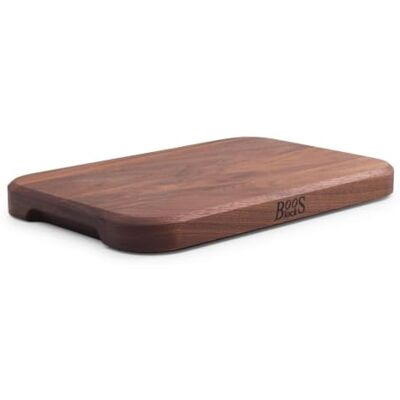 Boos Block Chop-N-Serve Mångsidig Skärbräda Stor Serveringsbräda i Trä Skärbräda Valnöt Säker för Livsmedelsberedning 30,5 x 20,3 x 2,5 cm Boos Block Chop-N-Serve Mångsidig Skärbräda Stor Serveringsbräda i Trä Skärbräda Valnöt Säker för Livsmedelsberedning 30,5 x 20,3 x 2,5 cm