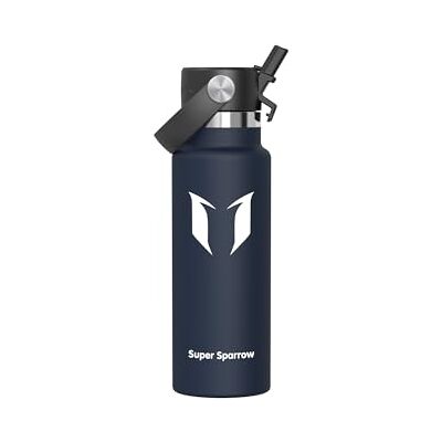Super Sparrow Vattenflaska 350ml Rostfritt Stål Metallflaska Termos Standard Mun Giftfri BPA-Fri Perfekt Som Sportflaska Super Sparrow Vattenflaska 350ml Rostfritt Stål Metallflaska Termos Standard Mun Giftfri BPA-Fri Perfekt Som Sportflaska