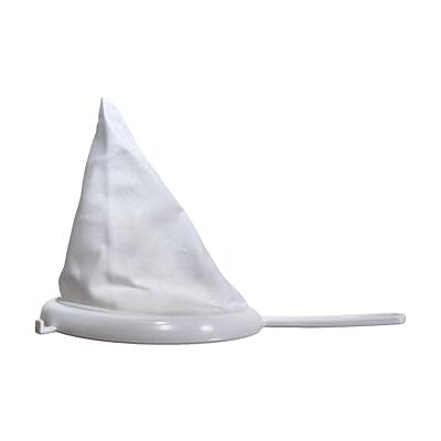 FACKELMANN Tygsil 22 cm, puré, ostchiffong, kefir sil, flanell, vit färg, 1 st. FACKELMANN Tygsil 22 cm, puré, ostchiffong, kefir sil, flanell, vit färg, 1 st.