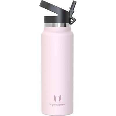 Super Sparrow Vattenflaska 1.2L Rostfritt Stål Vattenflaska Termos Standard Mun Giftfri BPA-Fri Perfekt Som Sportflaska Super Sparrow Vattenflaska 1.2L Rostfritt Stål Vattenflaska Termos Standard Mun Giftfri BPA-Fri Perfekt Som Sportflaska