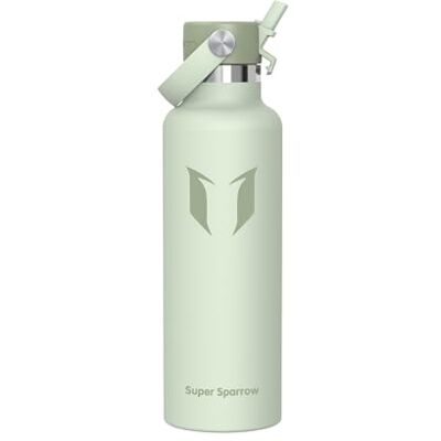 Super Sparrow Vattenflaska 750ml Rostfritt Stål Metallflaska Termos Standard Mun Giftfri BPA-Fri Perfekt Som Sportflaska Super Sparrow Vattenflaska 750ml Rostfritt Stål Metallflaska Termos Standard Mun Giftfri BPA-Fri Perfekt Som Sportflaska